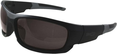 SitePro 24-CN21B Comfort 3-Point Fit Smoke Non-Polarized Canon Safety Eyewear, Black...