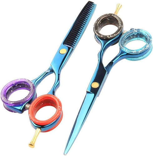 5 Pcs Pink Silicone Scissors Finger Rings Grips Grooming Shear Thumb Inserts Finger Protector Ring for Barber Hair Cutting Scissors Pet Shears...