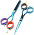 5Pcs Pink Silicone Scissors Finger Rings Grips Grooming Shear Thumb Inserts Finger Protector Ring for Barber Hair Cutting Scissors Pet Shears,Groo...