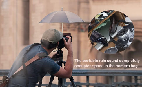 Camera Hot Shoe Umbrella?Camera Sunshade Sun Shade?Camera Rain Cover?Waterproof Camera Accessory, Protects Camera from Rain, Hot Sunshine,Snow,Bir...