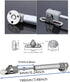 Gas Strut 40N Gas Strut 6 Inch Gas Strut Cabinet 40N/8.8lb 6 Inch Gas Spring Gas Shocks Lift Supports Lid Stay,4Pcs...