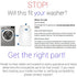Supplying Demand 358237 285009 Clothes Washer Agitator Bolt Replacement with Rubber Gasket