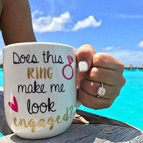 Sdouefos 925 Sterling Silver Zircon Stone Engagement Wedding Band Ring Promise Rings CZ Engagement Ring for Women (8#)...