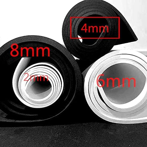 Labzhang Black EVA Foam Cosplay, 1 Piece of 2mm Craft Foam,Cosplay Foam, 14" x 39" Ultra-high Density 80 kg/m3 EVA Foam Sheets...