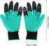 2 Pairs Garden Gloves with Claws for Women and Men Both Hands Gardening Work Gloves Garden Gloves Yard Work Safe Gloves for Easy Digging Planting...