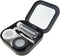 HAHIYO Contact Lens Case Box Holder Kit with Mirror Durable Leakproof Light Convenient Left/Right Eyes Contact Lens Container Soak Storage Kit wit...