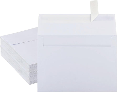 50 Pack White Envelopes, 5 x 7 Inch Envelopes,A7 Envelopes, Card Envelopes, Invitation Envelopes, Postcard Envelopes...