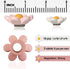 18 Pcs-flower refrigerator magnets, pink refrigerator magnets, cute whiteboard magnets, Girls Locker Magnets (18 Pcs - Pink-Flowers)...