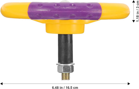 Toyvian Cars Toy Toy Car Steering Wheel, Simulated Driving Steering Wheel, Plastic Steering Wheel, Small Steering Wheel Toy, for Rocking Car Child...