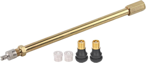 Tubeless Tire Valve Extension, Vacuum Tubeless Tire Valve Stems with Tire Valve Extension Adaptor Replacement Electric Scooter Accessory Fit for X...