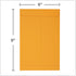 Columbian 6 x 9 Catalog Envelopes with Self Seal Closure, 28 lb Brown Kraft, for Mailing Small Paper, Photos & Greeting Cards, 30 Per Pack (COLO40...