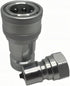 3/8" NPT ISO7241-B Hydraulic Quick Connect & Disconnect Coupler, Quick Release Coupling Set w/Dust Caps, Kubota 7J417-66220|7J417-66320 Replacemen...