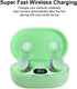 Fully Wireless Bluetooth 5.0 Rechargeable iPX4 Water & Sweat Proof Earbud Headphones w Microphone, Touch Controls, Smart LCD Charging Case, 3D Ste...