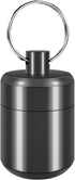 CHIVENIDO Pill Keychain Holder- Small Pill Box Waterproof Pill Fob Organizer Portable Pill Holder Keychain (Gray)...