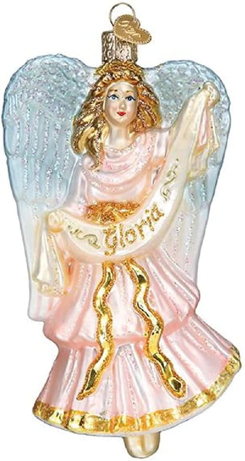 Old World Christmas Ornaments Nativity Angel Glass Blown Ornaments for Christmas Tree...