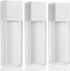 NOLITOY 3Pcs 30ml Airless Pump Bottles, Lotion Dispenser Travel Size Pump Container Empty Refillable Quartet Frosted Bottle for Cosmetics Skin Car...