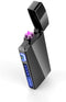 Dual Arc Plasma Lighter with LED Battery Indicator and Box, Rechargeable Windproof Flameless Electric Lighters for Fire Outdoors Camping Hiking Fr...
