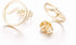 Simple Stainless Steel Round Ocean Wave Stud Earrings Sea Wave Pendant necklace Set Beach Jewelry for Surfer Gift...