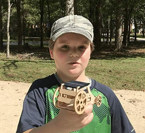 Wooden Solar Model Cars to build for kids 9-12, Educational Science Kits for Kids age 12-14, Gifts for 10+ year old boys Girls, Science experiment...