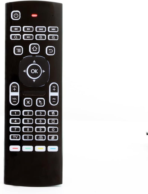 MX3 Pro Mini Keyboard Backlight Fly Remote Mouse,Android TV Remote Control,IR Learning Mini Wireless Keyboard for Android TV Box.HTPC.IPTV.Pad.PS3...