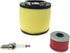 Air Filter Oil Filter Spark Plug for 1995-2004 Honda Foreman 400 450 TRX400 TRX450 2000-2006 Honda Rancher 350 TRX350 Replace OE 17254-HN5-670...