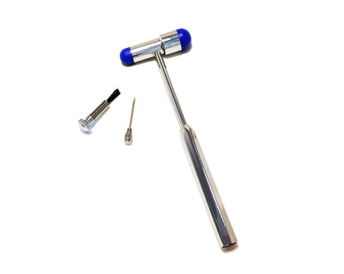 EMI Buck Neurological Reflex Testing Medical Hammer - Comes with Needle and Brush (Royal)...