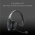 Cushion Replacement Kit for Blue Parrott B550-XT Bluetooth Headset, 2 Leather Cushions, 2 Foam Earpads, 4 Microphone Windscreens by Global Teck...