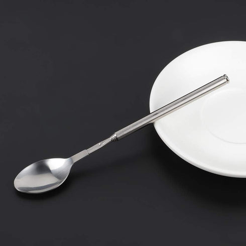 Spoon Spoon Stainless 24 Inches Stainless Steel Mixing Spoon Long Telescopic Stirring Spoon Stretchable Cocktail Shaker Spoon for Barbecue Tablewa...
