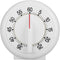 60 Minutes Round Shape Timer, Mechanical Counter Alarm Clock Manual Cooking Ring Timers Home Egg Baking Steaming Convenient Cute Visual Vintage Co...