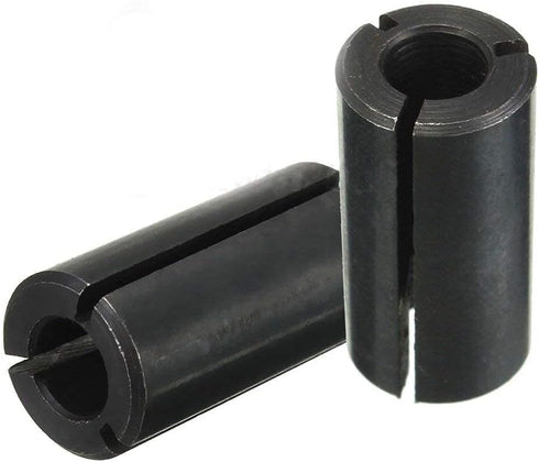 ?????? ???? Pack of 2 Router Collet Set 1/2'' To 1/4'' Dia Chuck Driver Adapter Converter for Woodworking Engraving Machine Tool...