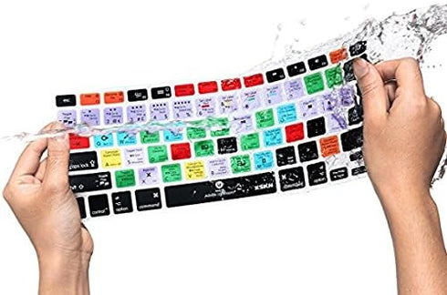 XSKN Adobe After Effects Shortcuts Keyboard Skin Hot Keys AE Keyboard Cover for MacBook Air 13 & MacBook Pro 13 15 17, Retina (US/European ISO Key...