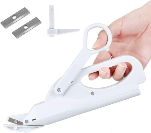 Electric Scissors, Multipurpose Home Electric Fabric Scissors with Safety Switch, Battery Operated Handheld Electric Scissors Tailor Sewing Scisso...