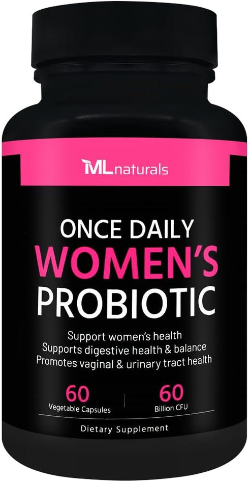 Women’s Probiotic 60 Billion CFU 60 Vegetable Capsules, Once Daily....