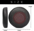 Replacement Ear Pads Cushion for Plantronics Voyager Focus 1/2 UC, Plantronics Voyager Focus B825 Headset Ear Covers,Ear Cushions Cover for Poly B...