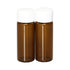 8 Pcs 20ml Glass Vials with Screw Caps, 4 Colors Caps, Amber Glass Vials, Leak-Proof Glass Bottle...