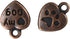 100Pcs My Dog Claw Pendant,Pet Charm Peach Heart Shape Double-Sided Pendant,Necklace Jewelry Pendant Accessories...