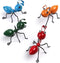 Metal Ants Garden Decor, Wall Decoration Lawn Bar Bedroom Living Room Hanging Decoration, Sculpture Ant Art Accents Yard Fence Ornaments, Office S...