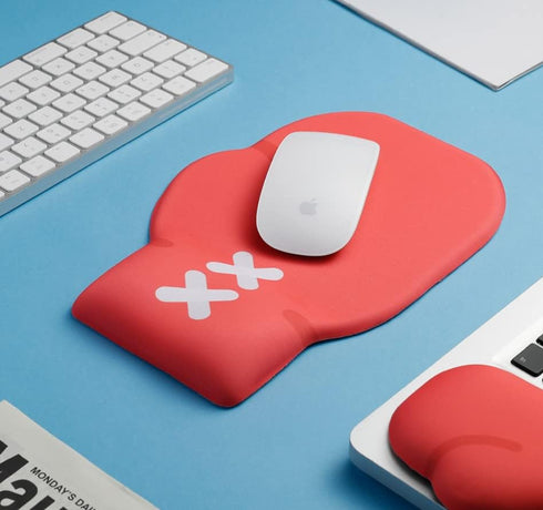 Boxing Gloves Mouse Wrist Rest Pad, Memory Foam Padding,Adorable and Comfortable, Ergonomic Support for Dorm, Office and Gaming (1 Mouse pad)...