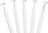 Batino 6-Piece Different Sizes of Double-Ended Tracking and Spotting Tool Set Pen Tracing Dotting Tool Stylus for Pottery Clay Craft, Embossing Ar...