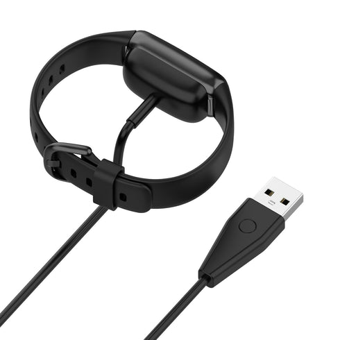 MOTONG Compatible with Fitbit Charge 6 USB Charging Dock Cable, Replacement USB Charger Charging Dock Cable with Reset Button Compatible with Fitb...