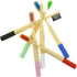 Kids Bamboo Toothbrushes (6 Pack) BPA Free Soft Bristles Eco-Friendly, Natural Toothbrush Set Biodegradable...