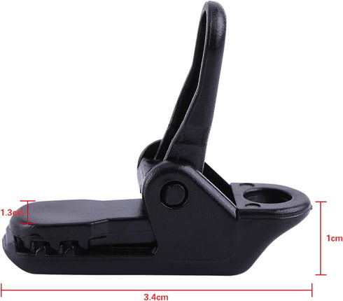 20pcs Camping Tent Tarp Clips Heavy Duty Windproof Clips Snaps Tent Tighten Hangers for Outdoors Travel Kits...