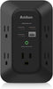 USB Wall Charger Surge Protector - Addtam 5 Outlet Extender with 4 USB Charging Ports (1 USB C), 3-Sided 1800J Power Strip Multi Plug Outlets Adap...