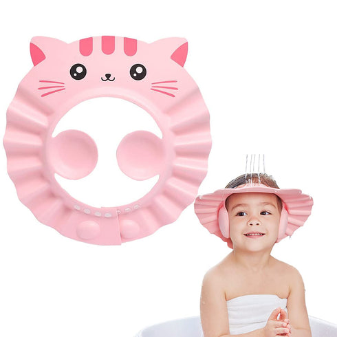 Baby Shampoo Cap Waterproof Baby Shower Cap Adjustable Bathing Cap Visor Hat with Ear Muffler for Baby Toddler Infants Kids...