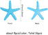 PH PandaHall 2.2 Inch Pencil Finger Starfish, 16pcs Starfish Ornaments Resin Nautical Coastal Beach Ocean Flatback Ornaments for Beach Wedding Par...