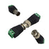 FULARR 20Pcs Professional Connector Kit, 10 Pairs BNC Male & Female Socket Screw Terminal Block Adapter, BNC Video Balun Connector for Coax Cat5 C...