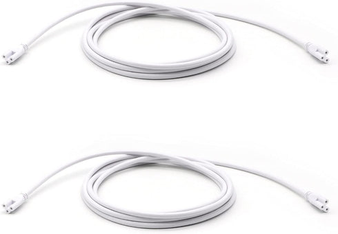 T5 T8 Extension Cords, 9ft Connector Cord, 3-Prong Extended Power Cable for Integrated LED Tube Light, Single LED Shop Garage Light Fixture, Under...