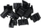12PCS File Cabinet Rails Hanging File Rail Clips Specialty Storage Black File Folder Plastic Rail Clip Drawer Sides Black File Rails Hanging File ...