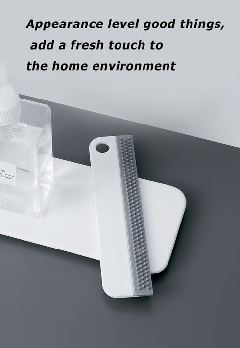 All-Purpose Mini Soft Rubber Window Squeegee Window Scrubber Scraper Glass Cleaning Squeegee Tool for Glass,Shower Door,Mirrors,Bathroom,Kitchen C...