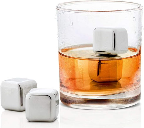 Blomus 4 Piece Stainless Ice Cubes Set, One size...